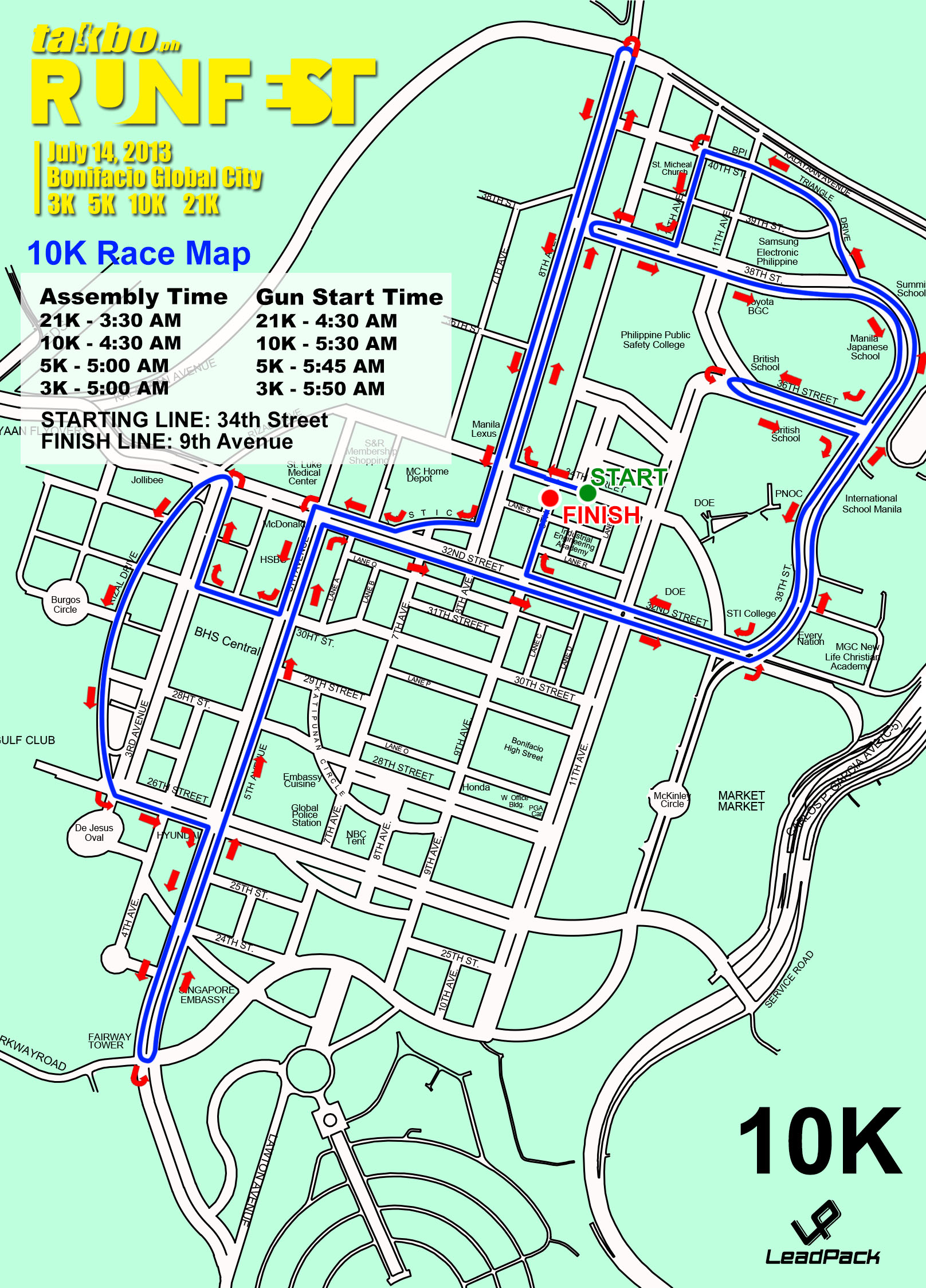 download 10k race in miles